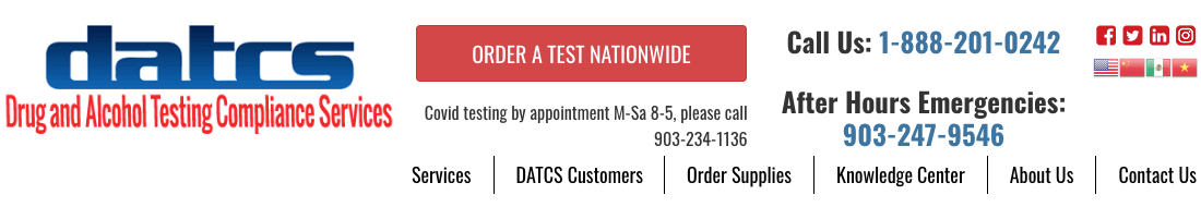 Drug & Alcohol Testing Compliance Services